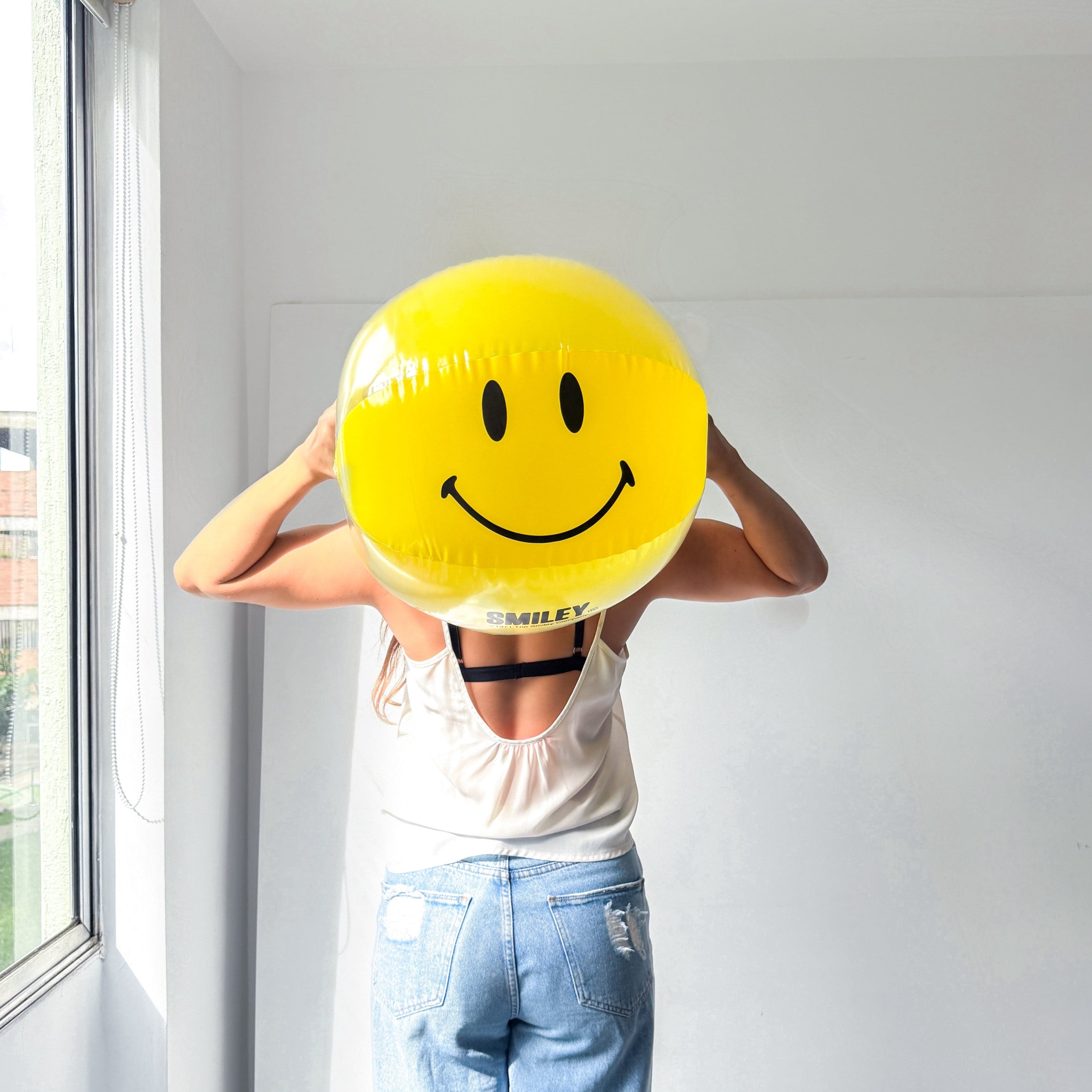 Beach ball smiley Market