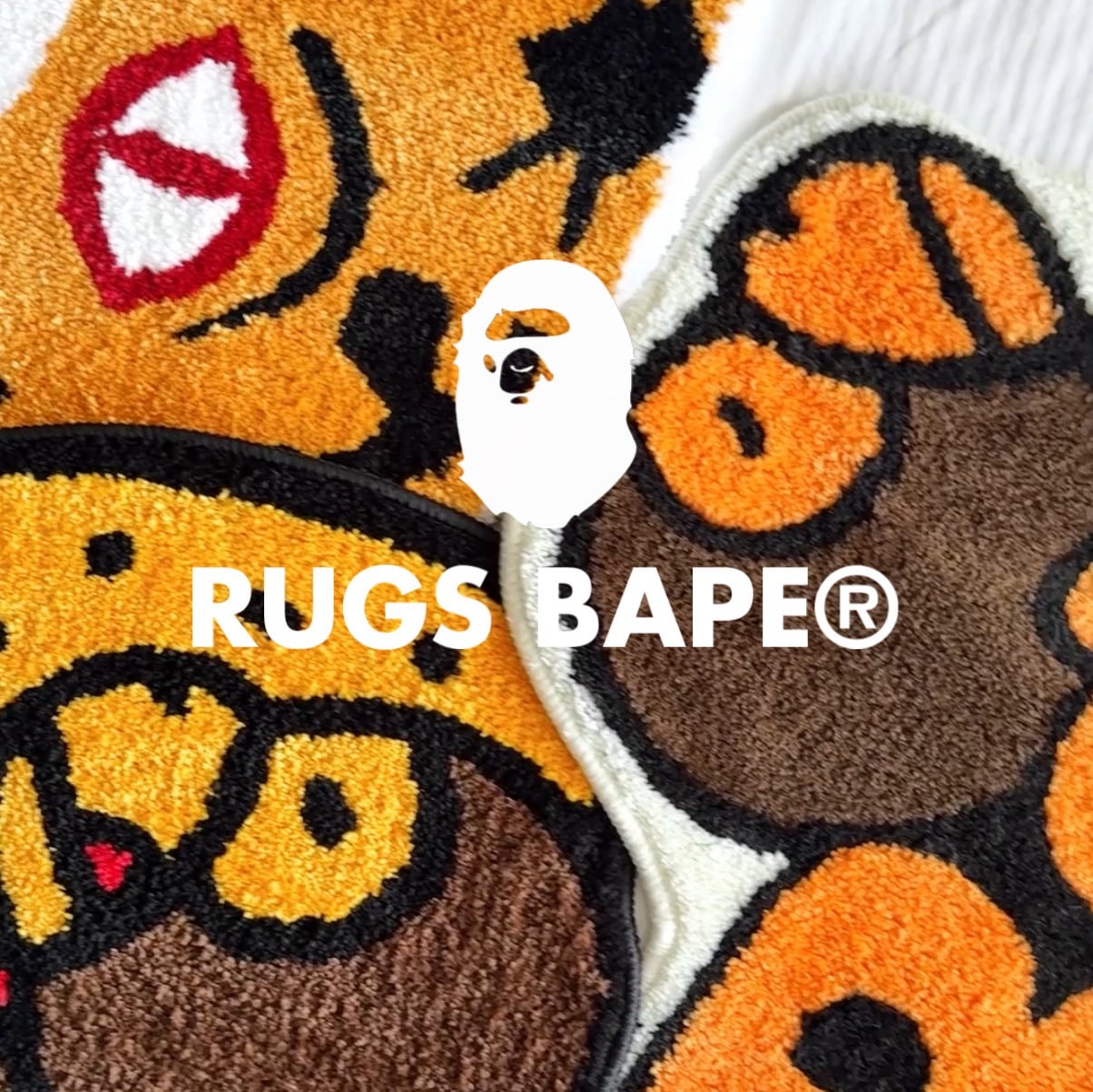Tapete Milo on Bape® rug mat