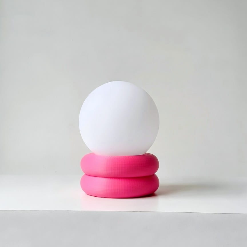 Lámpara Donut 3D