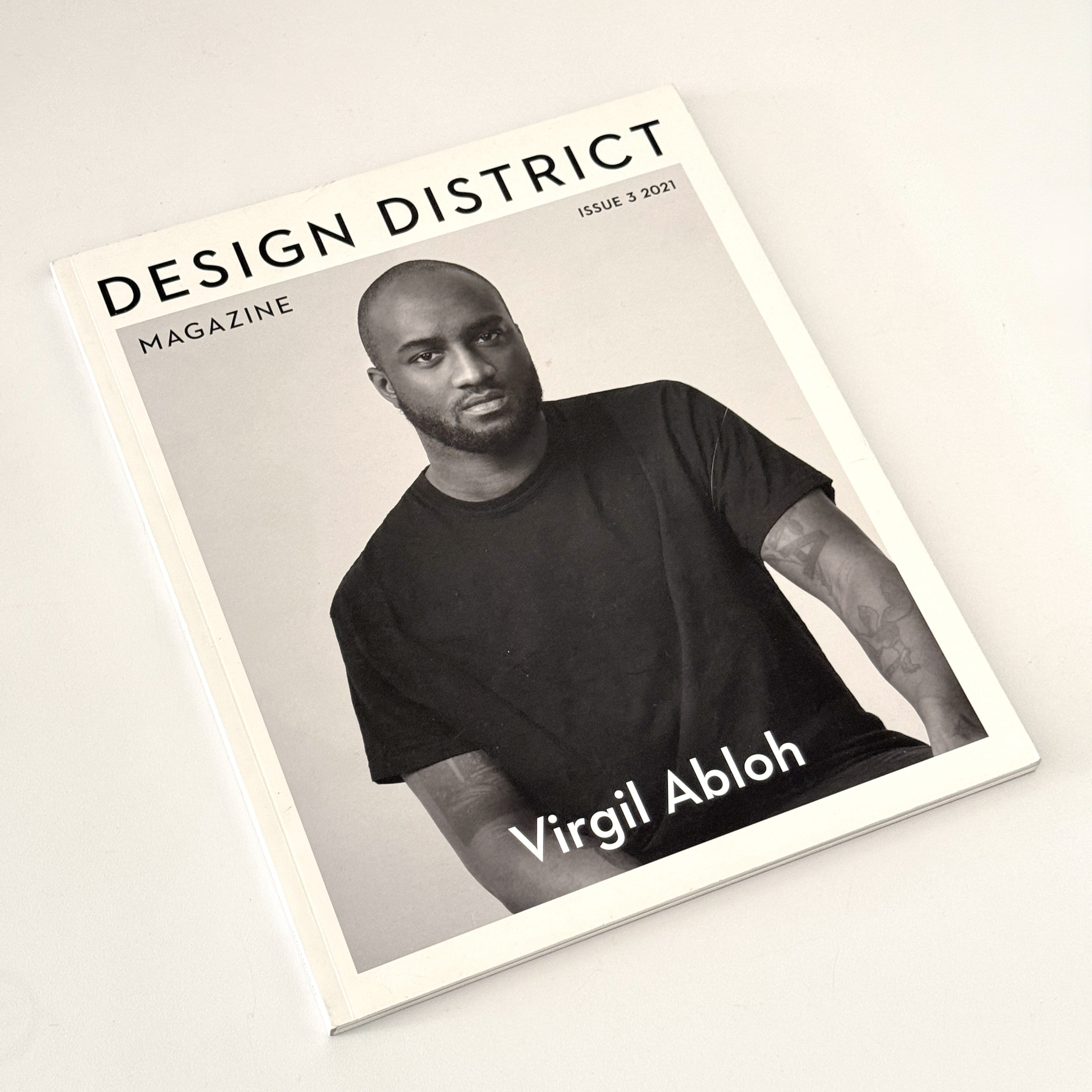 Libro Revista Design district x Virgil Abloh