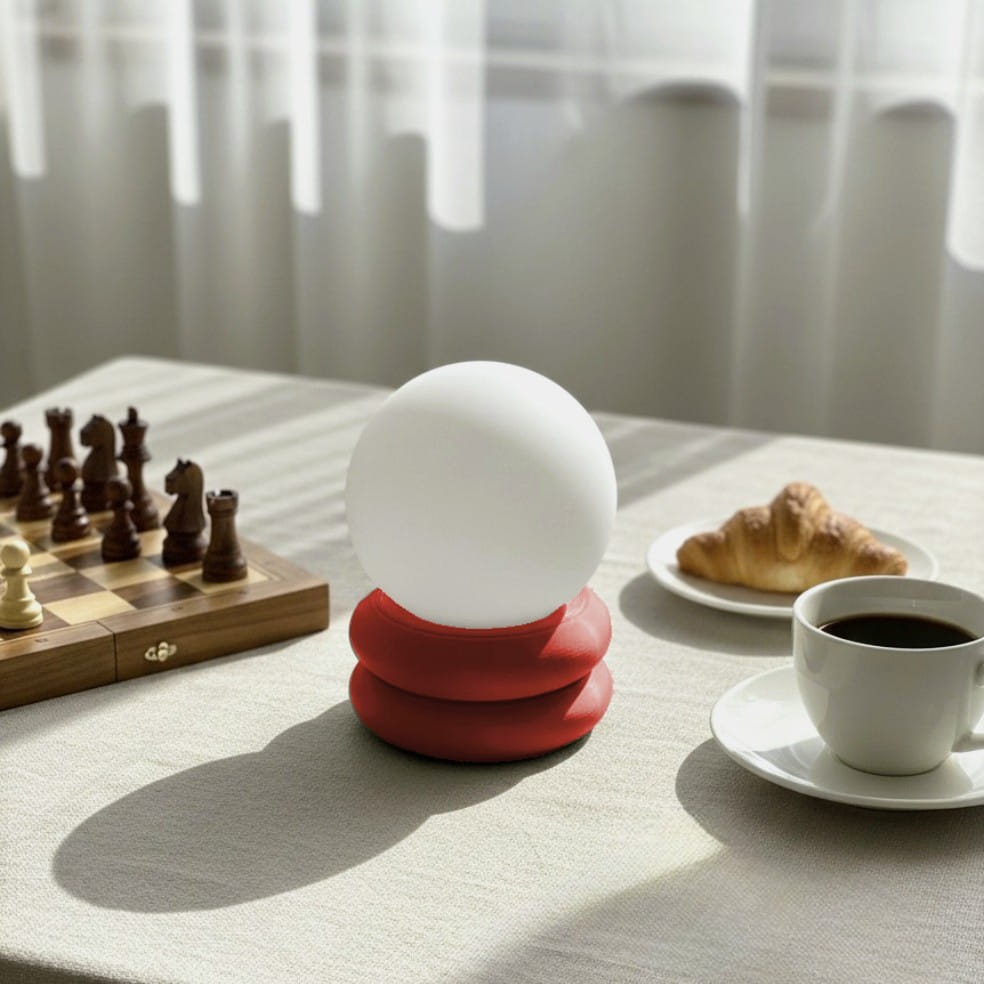 Lámpara Donut 3D