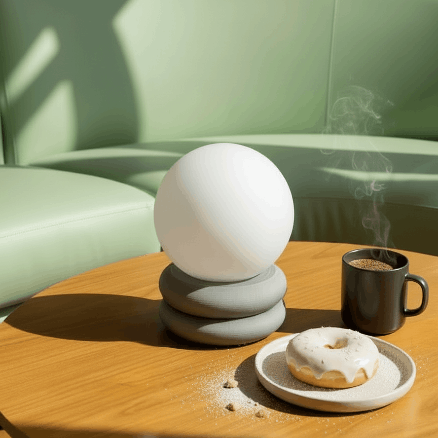 Lámpara Donut 3D