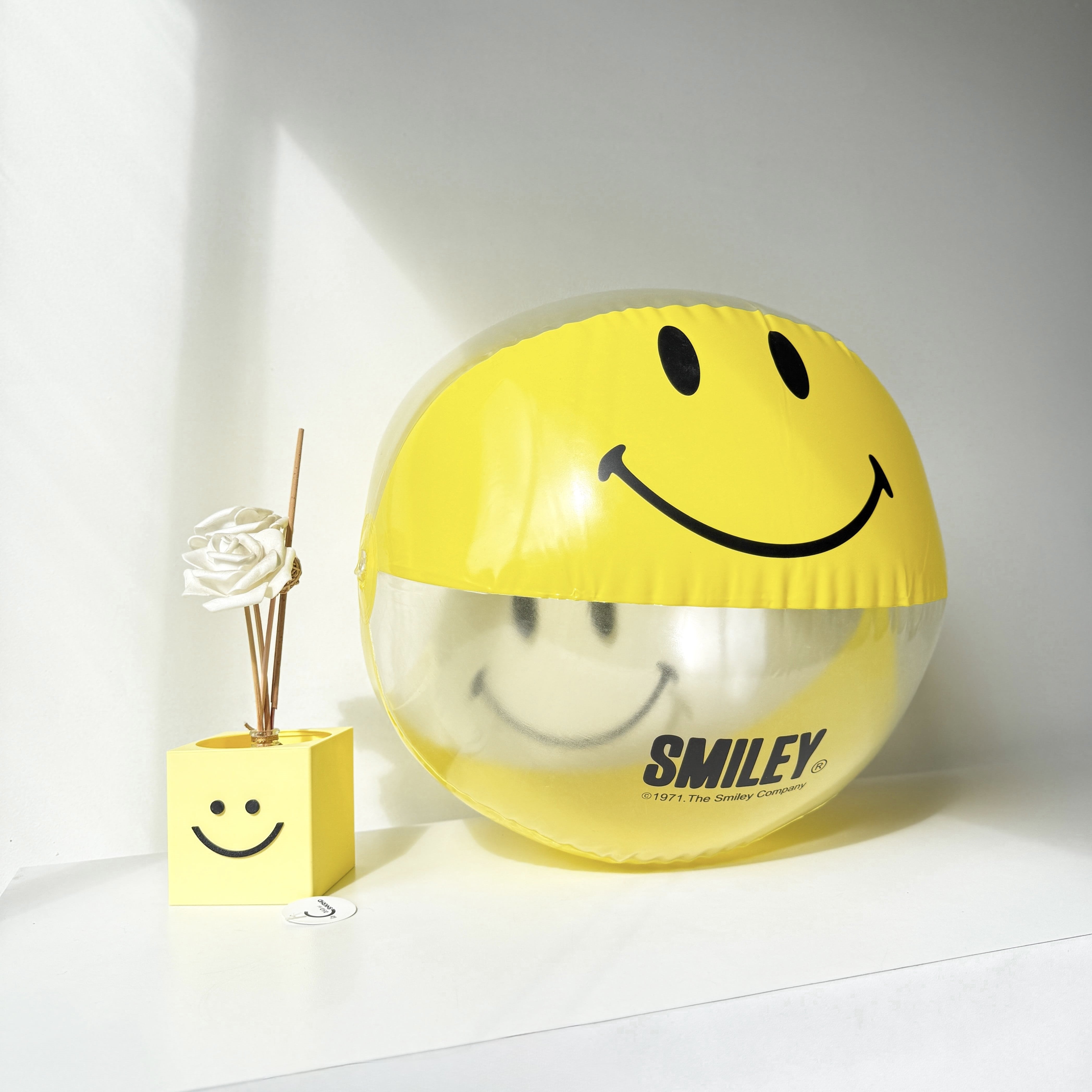 Beach ball smiley Market