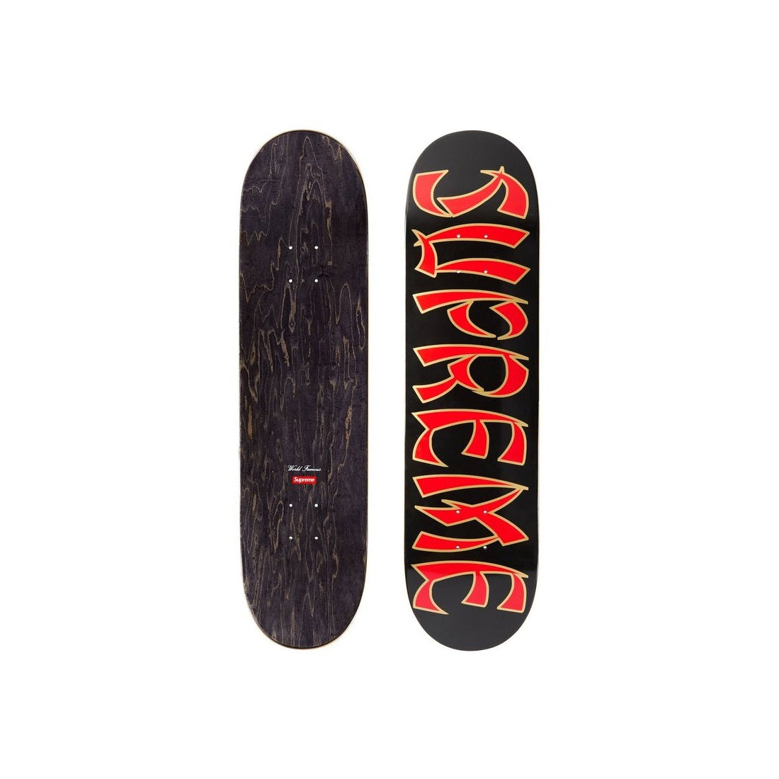 Skateboard Supreme Action fall winter red