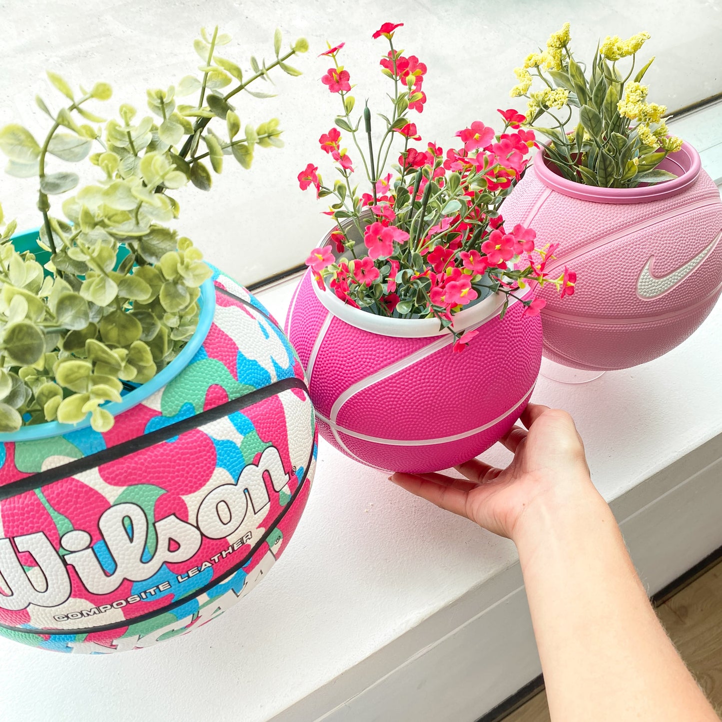 Matera mini basket plant Bomb Pink