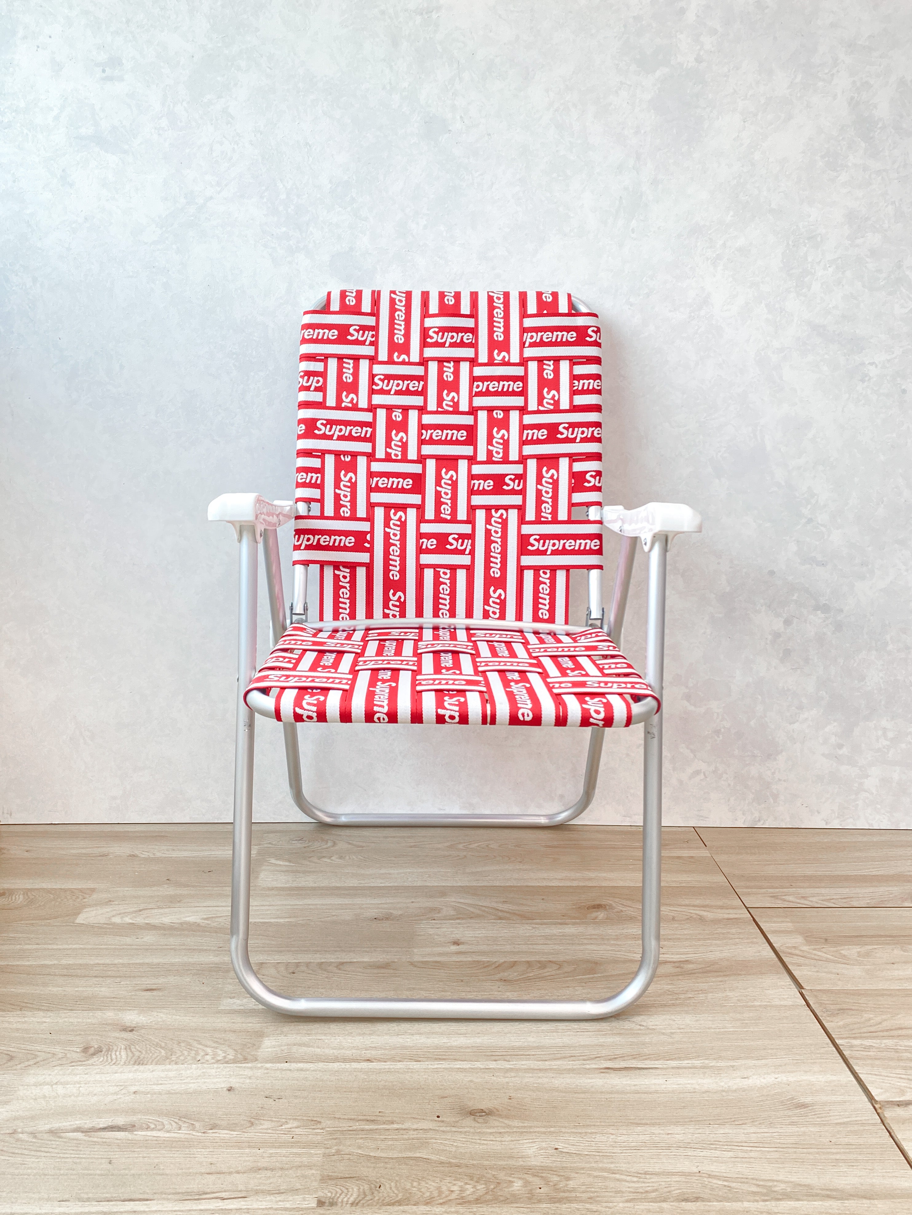 Silla supreme Lawn chair red