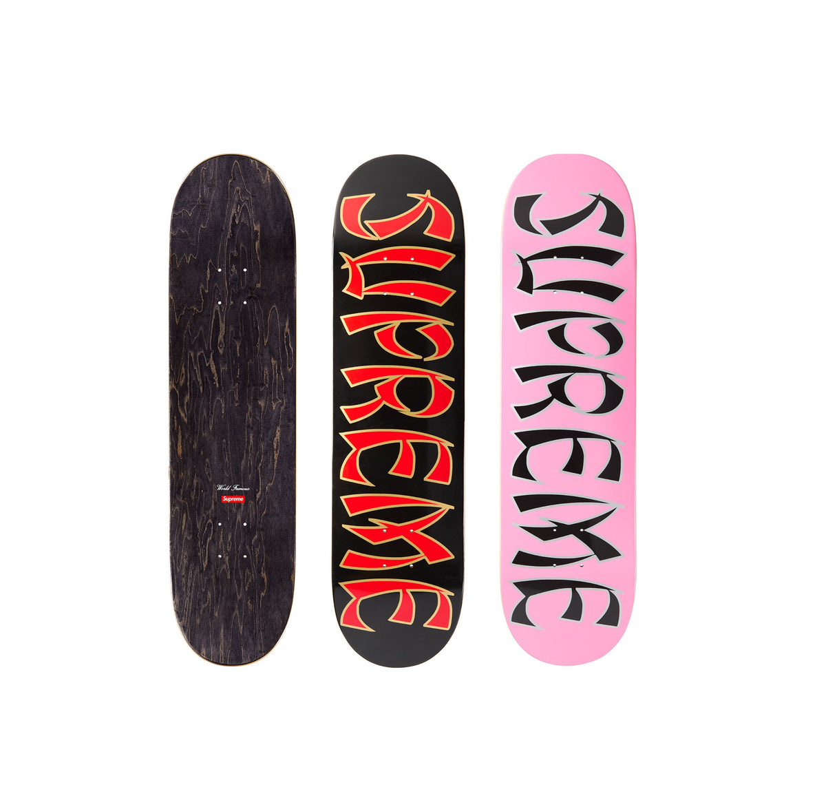 Skateboard Supreme Action fall winter red