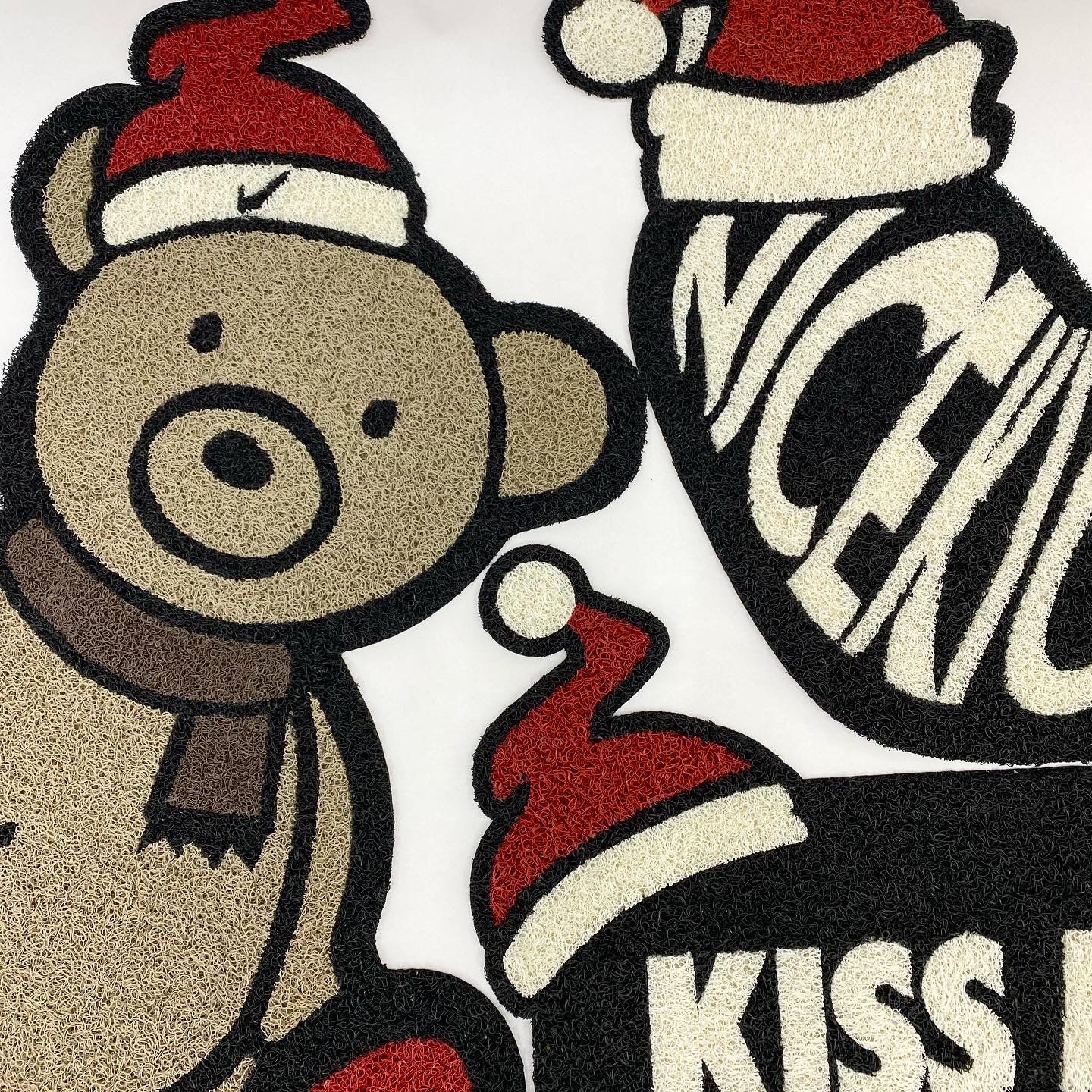 Tapete Oso navideño