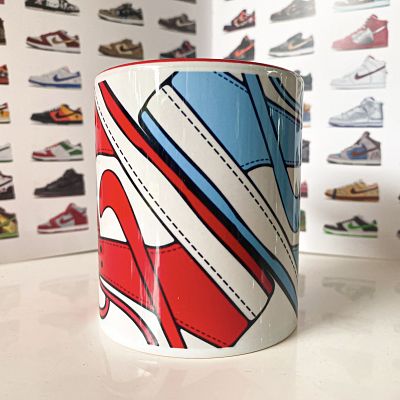 Mug Dunk azul rojo